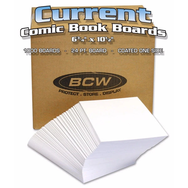 BCW COMIC BOARD CURENT BULK 1000