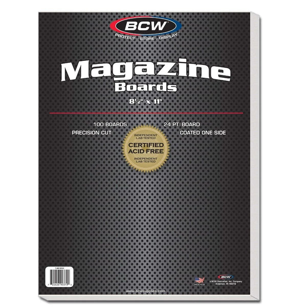 BCW COMIC BOARD MAGAZINE 100CT