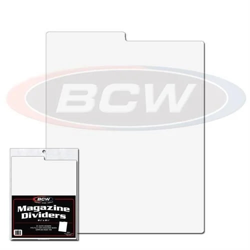 BCW COMIC MAGAZINE DIVIDER