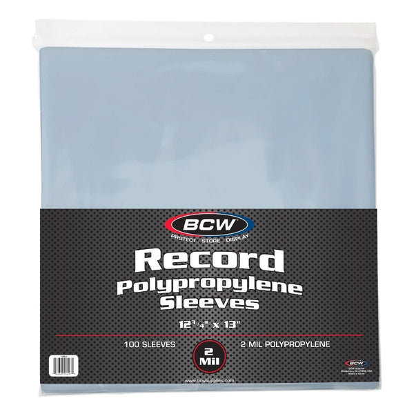 BCW RECORD SLEEVES 33 RPM