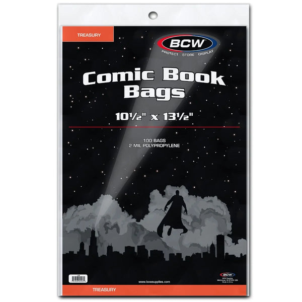 BCW COMIC TREASURY BAGS 10.5X13.