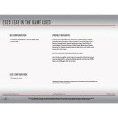 2025 LEAF IN THE GAME USED SPORTS