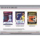 2025 LEAF IN THE GAME USED SPORTS