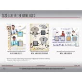 2025 LEAF IN THE GAME USED SPORTS