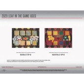 2025 LEAF IN THE GAME USED SPORTS