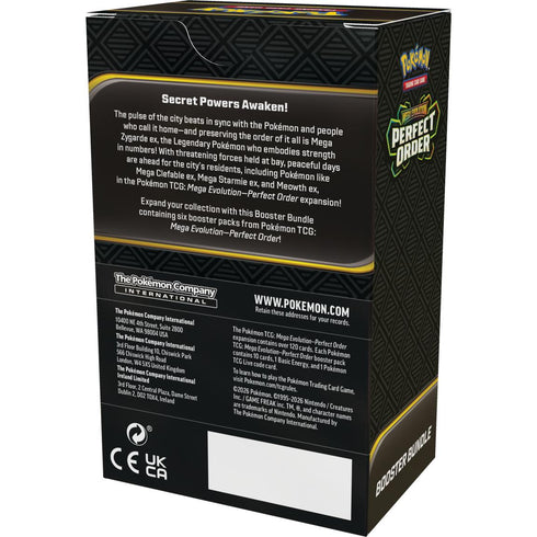 POEKMON M.E. PERFECT ORDER BOOSTER BUNDLE-Limit 2 cs