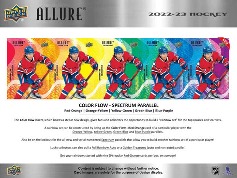 22 UPPER DECK ALLURE HOCKEY