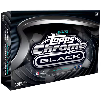 22 TOPPS CHROME BLACK BASEBALL