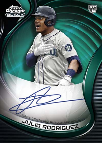 22 TOPPS CHROME BLACK BASEBALL