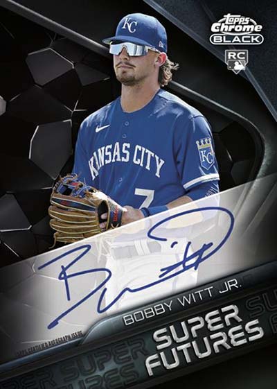 22 TOPPS CHROME BLACK BASEBALL