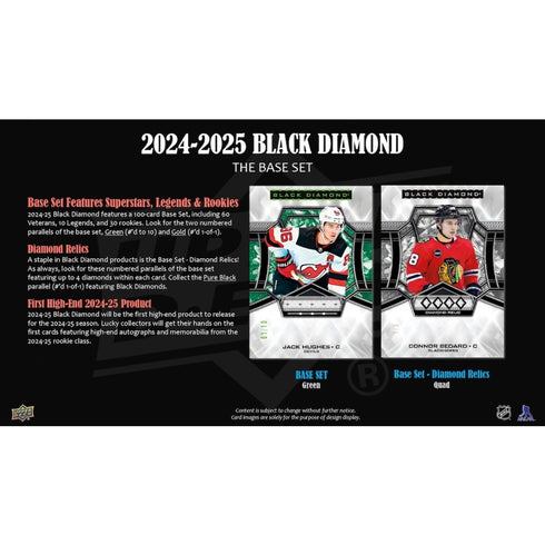 24 UPPER DECK BLACK DIAMOND HOCKEY