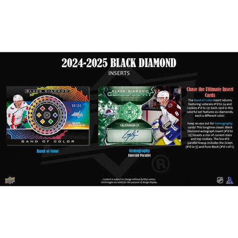 24 UPPER DECK BLACK DIAMOND HOCKEY