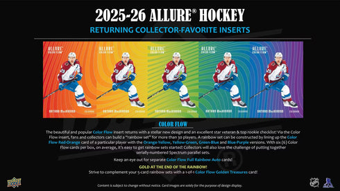 25 UPPER DECK ALLURE HOCKEY
