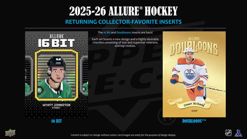 25 UPPER DECK ALLURE HOCKEY