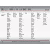 2025 LEAF GLORY OF THE GAME BASKETBALL HOBBY BOX