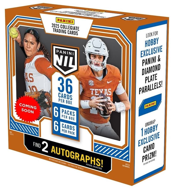2025 PANINI NIL TEXAS LONGHORNS HOBBY BOX