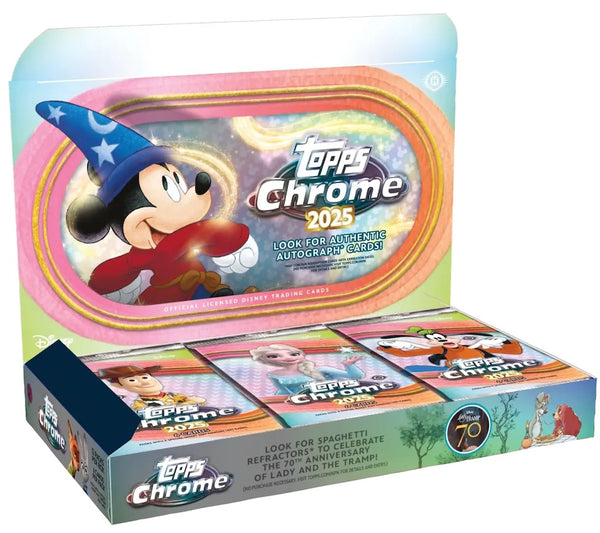 25 TOPPS DISNEY CHROME