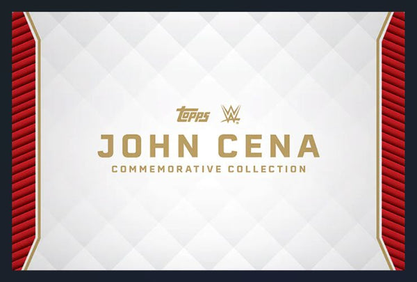 25 TOPPS JOHN CENA COMMEMORATIVE COLLECTION BOX