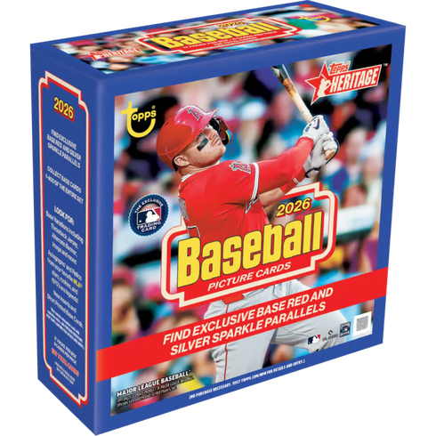 26 TOPPS HERITAGE BASEBALL MEGA