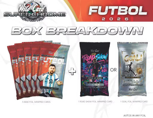 2026 WILD CARD SUPERCHROME SOCCER ROAD TO GLORY