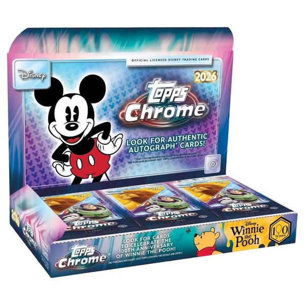 26 TOPPS CHROME DISNEY HOBBY