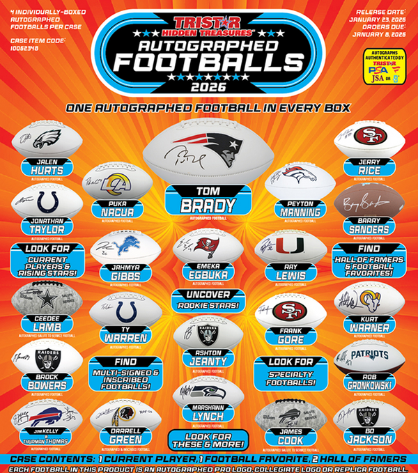 2026 TRI-STAR HIDDEN TREASURES AUTOGRAPH FOOTBALL