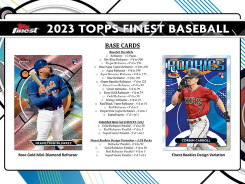 23 TOPPS FINEST BASEBALL
