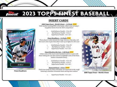 23 TOPPS FINEST BASEBALL