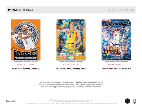 24 PANINI PRIZM HOBBY BASKETBALL