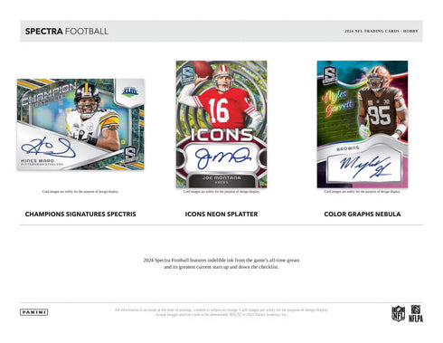 24 PANINI SPECTRA FOOTBALL