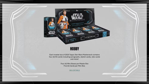 25 TOPPS STAR WARS MASTERWORKS