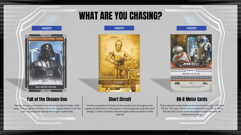 25 TOPPS STAR WARS MASTERWORKS