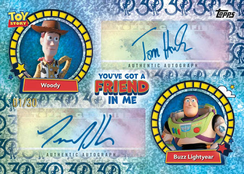 25 TOPPS TOY STORY 30 YEARS OF STORY (Sealed Cases Available)
