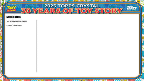 25 TOPPS TOY STORY 30 YEARS OF STORY (Sealed Cases Available)