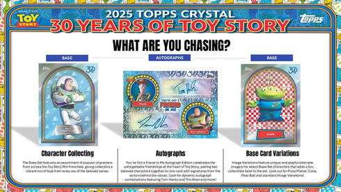 25 TOPPS TOY STORY 30 YEARS OF STORY (Sealed Cases Available)