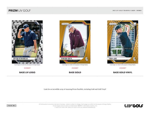 25 PANINI PRIZM LIV GOLF