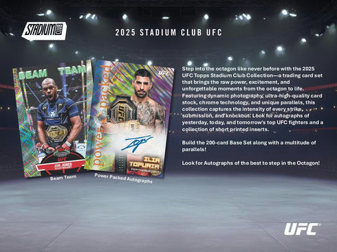 25 TOPPS STADIUM CLUB UFC BLASTER