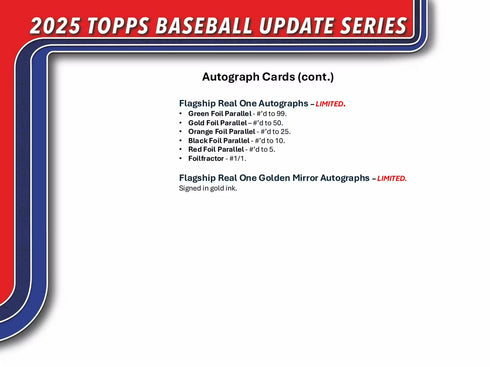 25 TOPPS UPDATE BASEBALL HOBBY