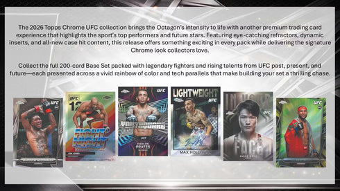26 TOPPS CHROME UFC BLASTER