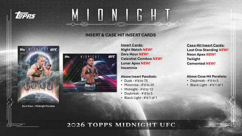 26 TOPPS UFC MIDNIGHT