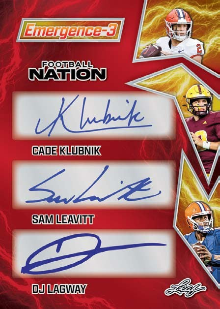 2025 LEAF FOOTBALL NATION HOBBY