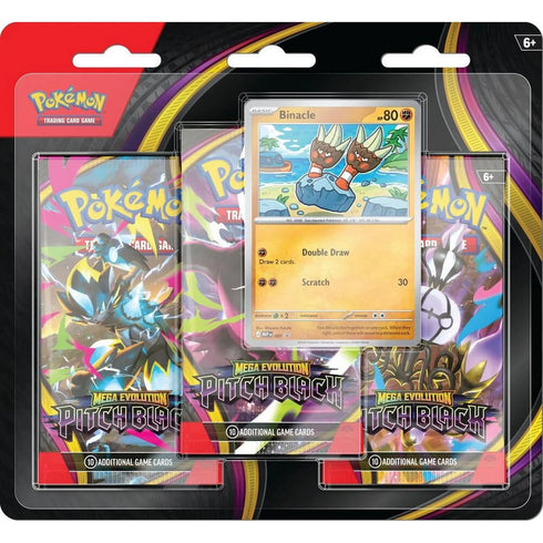 POKEMON M.E. PITCH BLACK 3PACK BLISTER