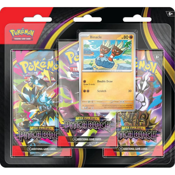 POKEMON M.E. PITCH BLACK 3PACK BLISTER