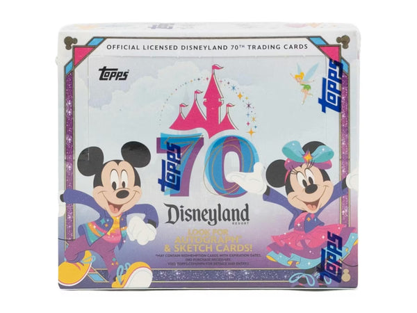 25 TOPPS DISNEYLAND 70TH HOBBY