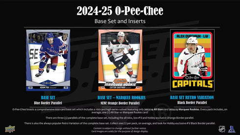 24 UPPER DECK O PEE CHEE HOCKEY