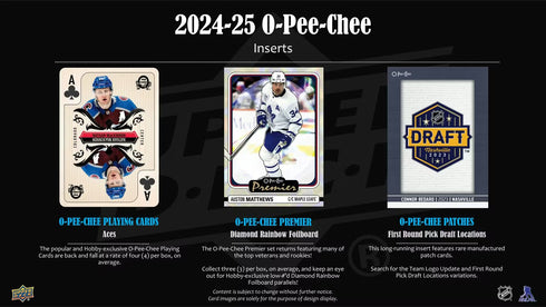 24 UPPER DECK O PEE CHEE HOCKEY