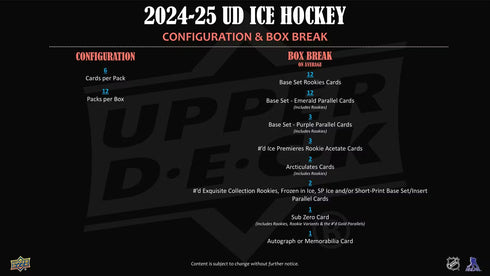 24 UPPER DECK ICE HOCKEY