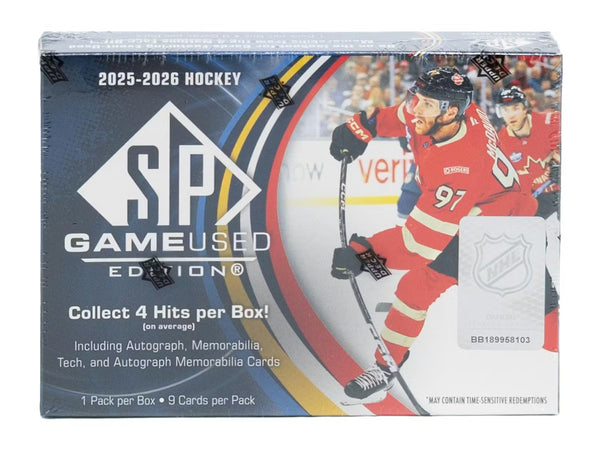 25 UPPER DECK SP GAME USED HOCKEY