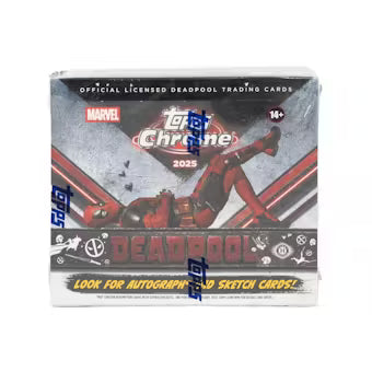 25 TOPPS CHROME DEADPOOL CHROME HOBBY