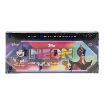 26 TOPPS DISNEY NEON HOBBY